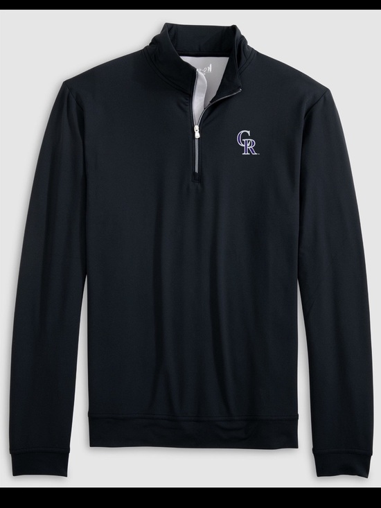 johnnie-O Other - Johnnie-O Colorado Rockies MLB 1/4 Zip Pullover Men XXL Black Performance